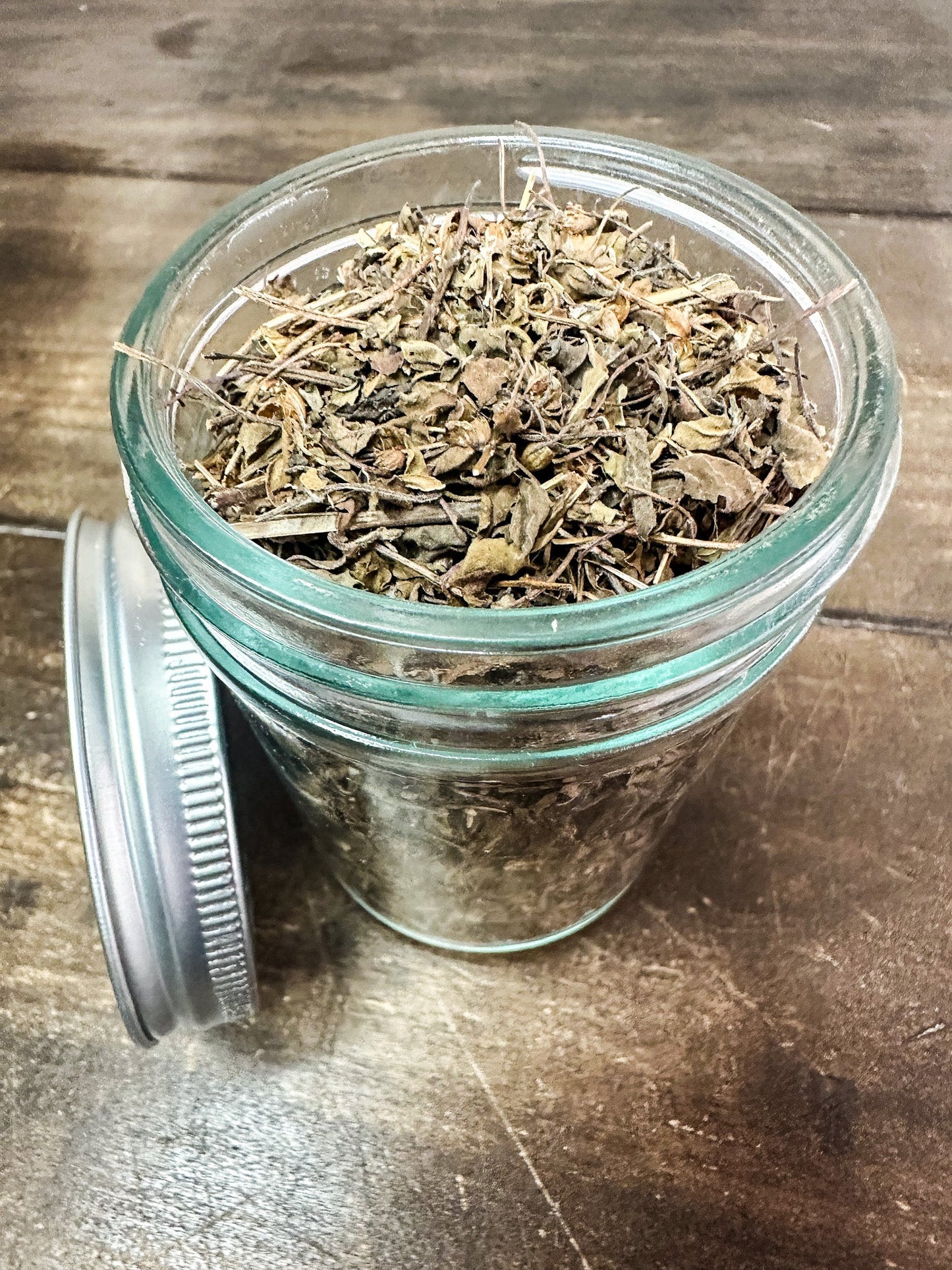 Dried Herb Apothecary Jar | Pre-filled to Build your own custom apothecary collection
