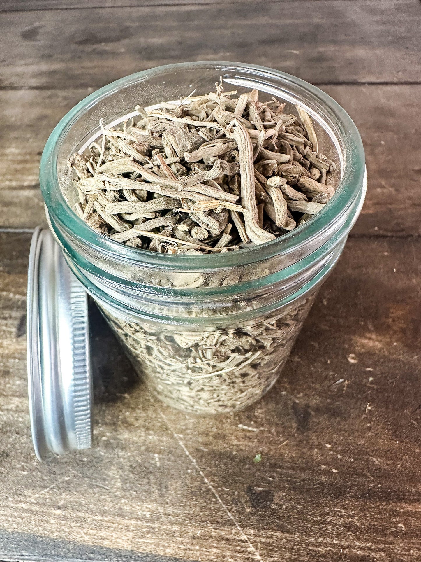 Dried Herb Apothecary Jar | Pre-filled to Build your own custom apothecary collection