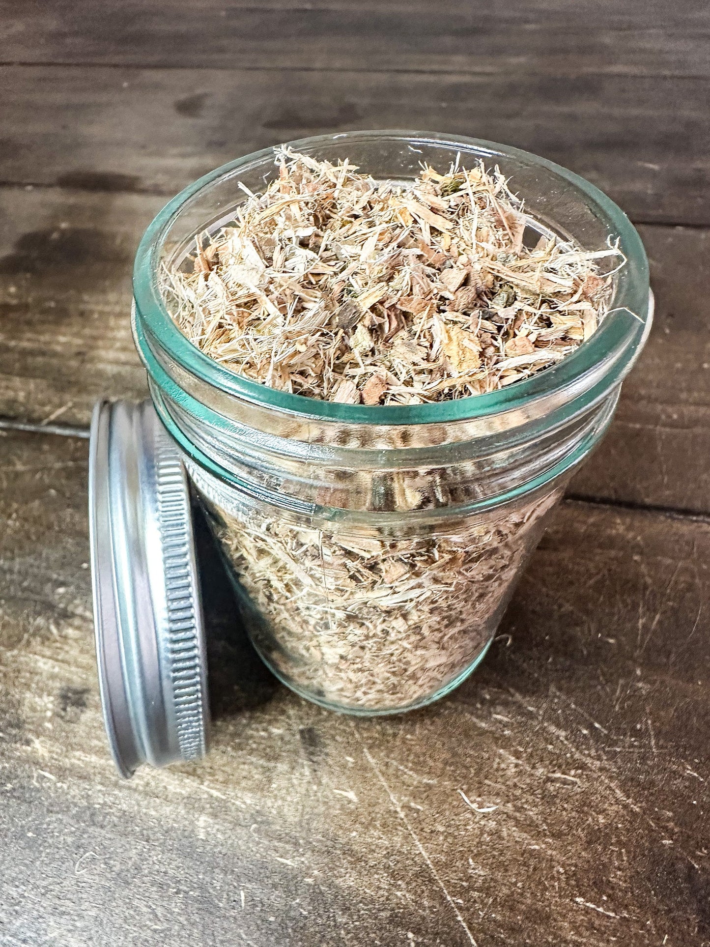 Dried Herb Apothecary Jar | Pre-filled to Build your own custom apothecary collection